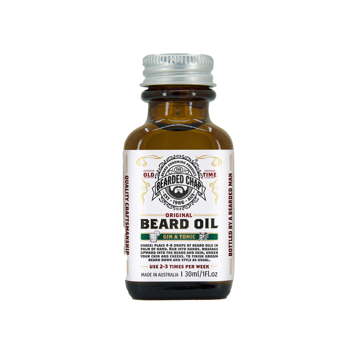 Beard Oil Gin and Tonic Maleny Additions