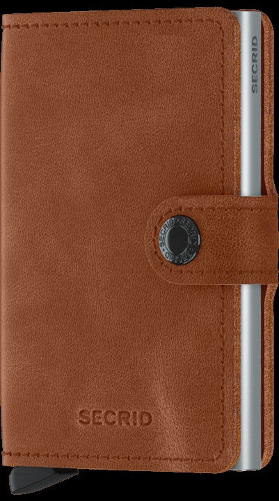 Secrid Mini Wallet made to hold credit cards, cash and has RFID protection