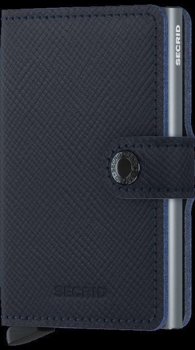 Secrid Mini Wallet made to hold credit cards, cash and has RFID protection
