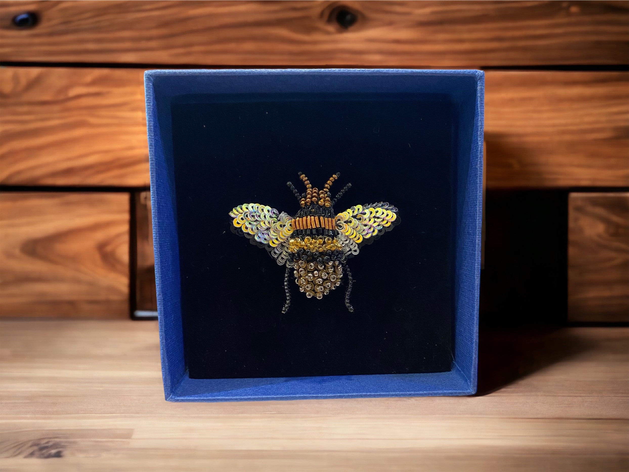 Trovelore Brooch, Honey Bee, hand made in India