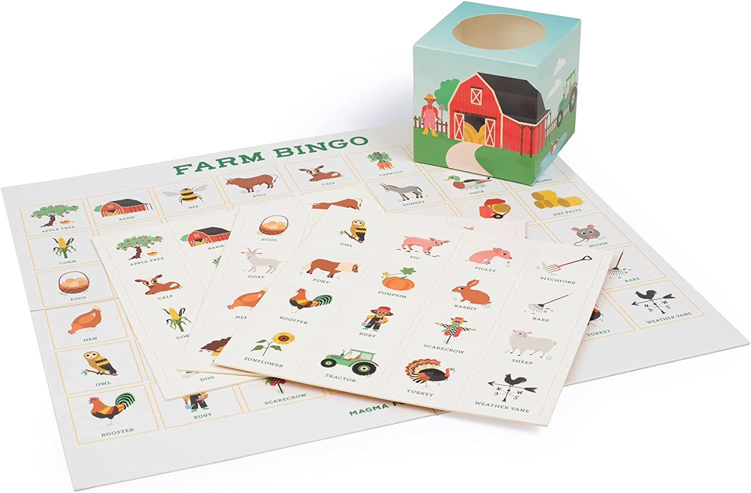 Childrens Games - Farm Bingo