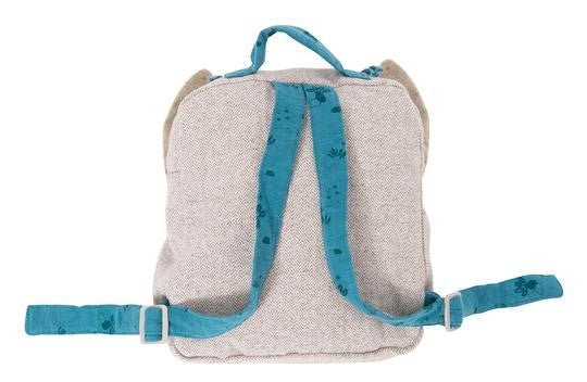 moulin roty childrens backpack, french brand, Sous Mon Baobab Elephant Backpack