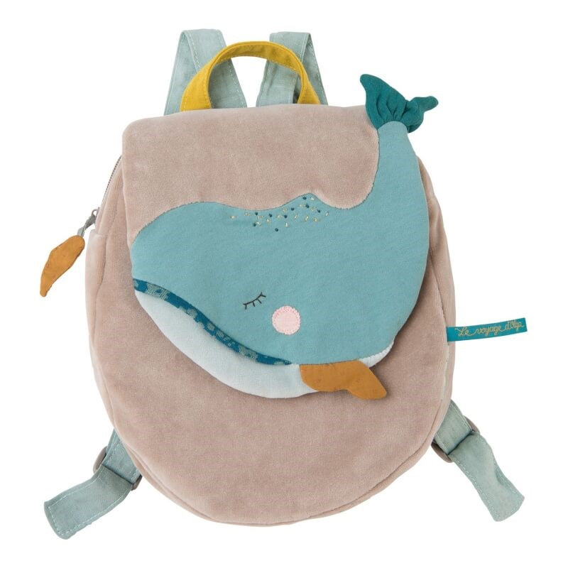 Moulin Roty Backpack, childrens, Whale, Voyage D"Olga