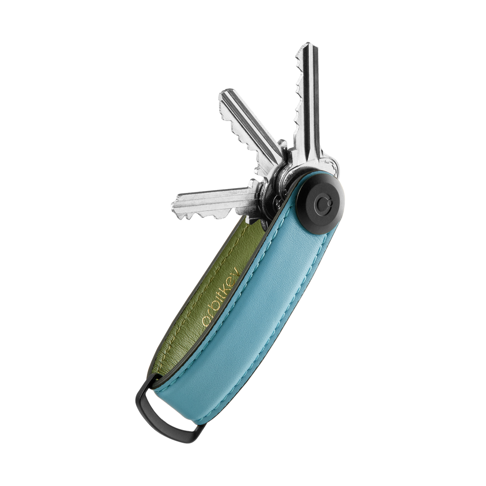 orbit key organiser, leather, holds up to 7 keys