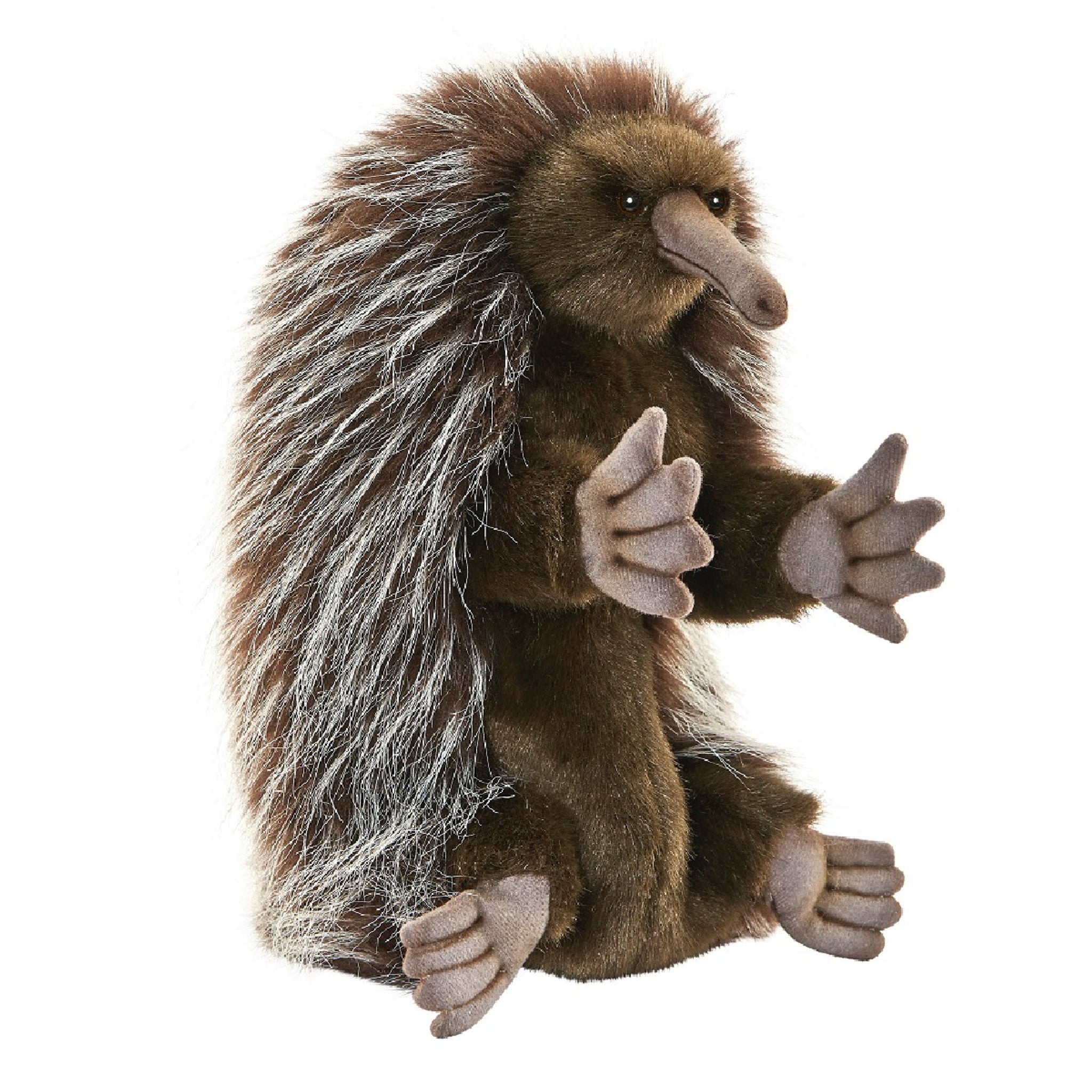Hansa hand puppet.  Cute little echidna