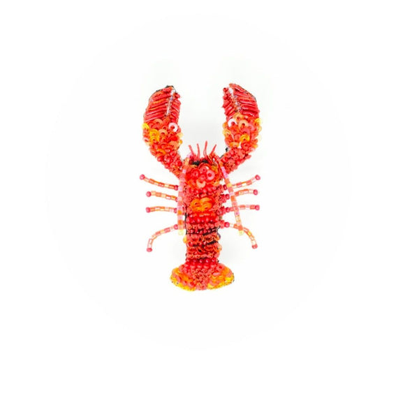 Brooch Two Claw Lobster