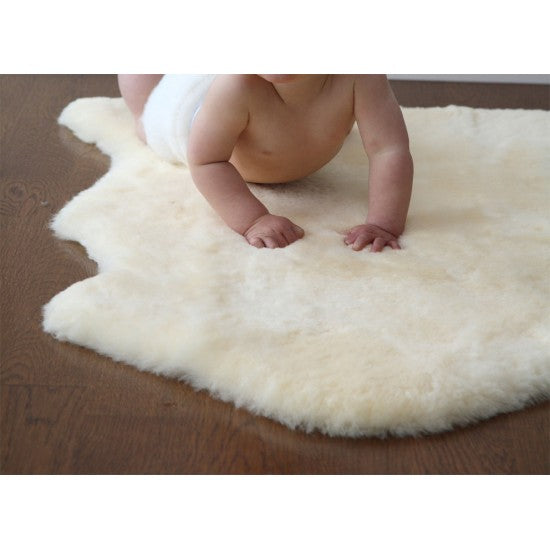 Sheep Skin Baby rug, australian wool, EMU